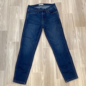 Madewell Women’s 9” High Riser Skinny Skinny Crop Jeans Size 27